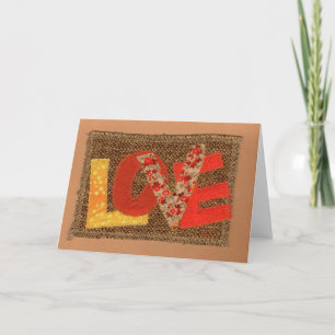 Cartes Pour Fêtes Annuelles Amour couleur automne