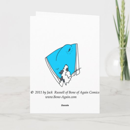 Cartes Pour Fêtes Annuelles Amour d'abord Vue-Sur le blanc (Dos)