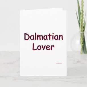 Cartes Pour Fêtes Annuelles Amour dalmate