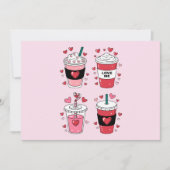 Cartes Pour Fêtes Annuelles Amour de café de la Saint-Valentin (Devant)