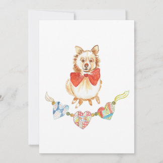 Cartes Pour Fêtes Annuelles Amour de chiot