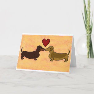 Cartes Pour Fêtes Annuelles Amour de chiot