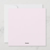 Cartes Pour Fêtes Annuelles Amour de Lama (Dos)