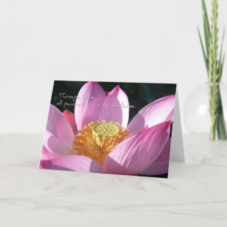 Cartes Pour Fêtes Annuelles Amour de Lotus