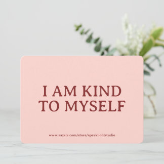 Cartes Pour Fêtes Annuelles Amour de soi, Encouragement, Carte-cadeau personna