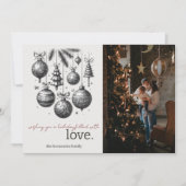 Cartes Pour Fêtes Annuelles Amour de vacances (Devant)