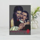 Cartes Pour Fêtes Annuelles Amour de vampire (Debout devant)