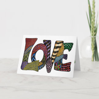 Cartes Pour Fêtes Annuelles Amour, Espoir et Paix pour la Nouvelle Année