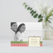 Cartes Pour Fêtes Annuelles Amour et joie à Houndstooth (Debout devant)