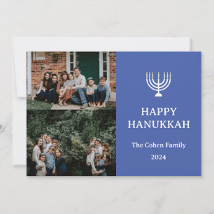 Cartes Pour Fêtes Annuelles Amour et lumière Hanoukka famille photo collage