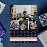 Cartes Pour Fêtes Annuelles Amour et lumière | Hanoukka photo de la famille Co<br><div class="desc">Amour et lumière | Hanoukka photo de la famille Collage</div>