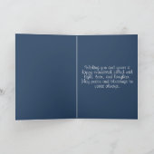 Cartes Pour Fêtes Annuelles Amour et paix Simple classique et élégant Hanoukka (Intérieur)