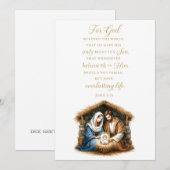 Cartes Pour Fêtes Annuelles Amour Fabriqué Flesh Noël (Devant / Derrière)