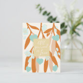 Cartes Pour Fêtes Annuelles Amour Heureuse Sainte-Valentin Coeurs Branches Fle (Debout devant)