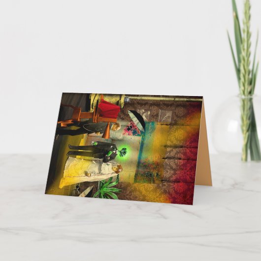 Cartes Pour Fêtes Annuelles Amour interracial (Devant)