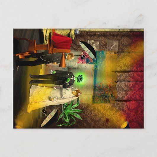 Cartes Pour Fêtes Annuelles Amour interracial (Devant)