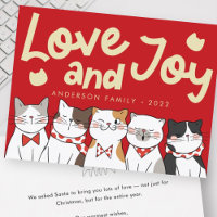 Amour & Joie Chats Mignons Drôles Modernes qui cha