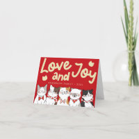 Amour & Joie Chats Mignons Drôles Modernes qui cha