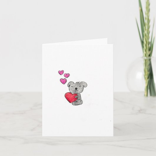 Cartes Pour Fêtes Annuelles Amour Koala Ours (Devant)