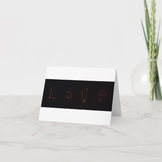 Cartes Pour Fêtes Annuelles amour laser (Devant)