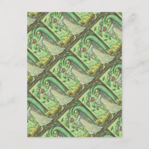 CARTES POUR FÊTES ANNUELLES AMOUR MALADE FILLE ZOMBIE SUIVANT SON COEUR, WHIMS
