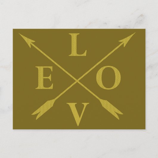 Cartes Pour Fêtes Annuelles Amour monogramme (Devant)