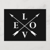 Cartes Pour Fêtes Annuelles Amour monogramme (Devant)