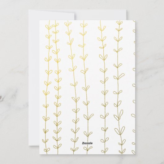 Cartes Pour Fêtes Annuelles Amour Paix Joie Écriture Moderne de Vacances Deux (Dos)