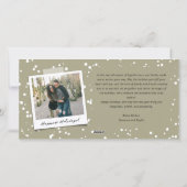 Cartes Pour Fêtes Annuelles Amour Paix Joie Simple Tendance Écriture Moderne 7 (Dos)