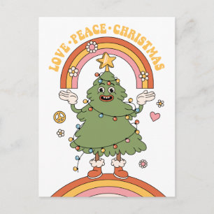 Cartes Pour Fêtes Annuelles Amour, Paix, Noël - Un Super Vacances