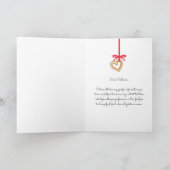 Cartes Pour Fêtes Annuelles Amour Partenaire Nom Joyeux Noël (Intérieur)