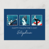 Cartes Pour Fêtes Annuelles Amour. Saint Valentin Art déco (Devant)