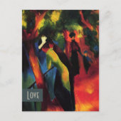 Cartes Pour Fêtes Annuelles Amour. Saint-Valentin aux beaux-arts (Devant)