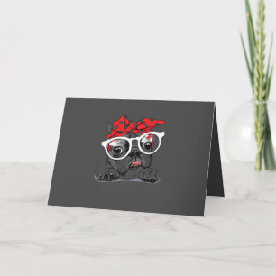 Cartes Pour Fêtes Annuelles Amoureux de les chiens   French Bulldog Portrait D