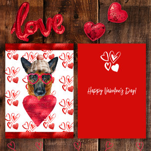 Cartes Pour Fêtes Annuelles Amoureux des chiens berger allemand Valentine Cade