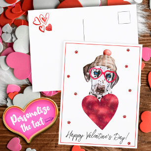 Cartes Pour Fêtes Annuelles Amoureux des chiens Valentine Cadeau Dalmatien