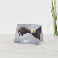 Amusant Aigle Bonjour Toute Occasion Vide