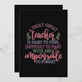 Cartes Pour Fêtes Annuelles Amusant Enseignant Appréciation Day Idées (Devant / Derrière)