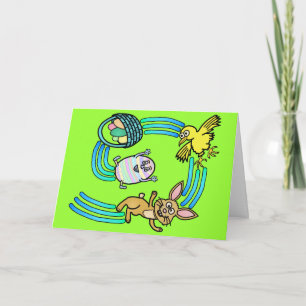 Cartes Pour Fêtes Annuelles Amusant jeu de Pâques de Nor'Easter