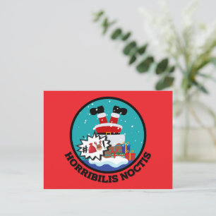 Cartes Pour Fêtes Annuelles Amusant Noctis Horribilis du Père Noël