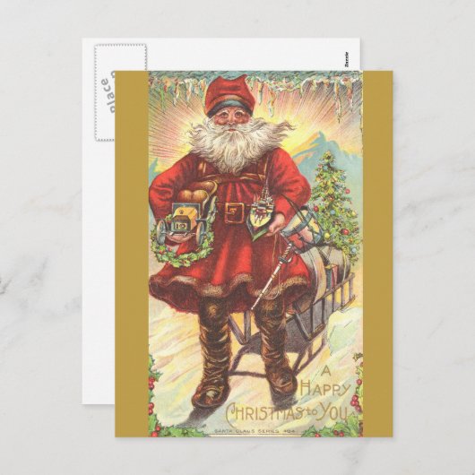 Cartes Pour Fêtes Annuelles Amusant, Odd, Sauvage, Vieux, Différent, Image Pèr (Devant / Derrière)