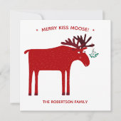 Cartes Pour Fêtes Annuelles Amusant orignal (Devant)