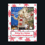 Cartes Pour Fêtes Annuelles Amusant Politiquement Correction Tout Inclusif Sai<br><div class="desc">Cette carte postale de vacances insolite couvrira toutes les bases ! La légende dit : Je vous souhaite une fabuleuse ChristmaSolsticHanukKwanzaa ! - faire fondre Noël, Solstice, Hanoukka et Kwanzaa en un mot délicieusement décalé. Il y a de l'espace pour télécharger une photo sur un arrière - plan lunatique avec...</div>