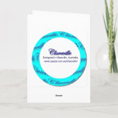 Cartes Pour Fêtes Annuelles Amusant Vintage Noël Angel (Dos)