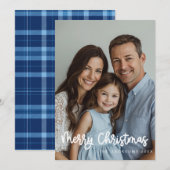 Cartes Pour Fêtes Annuelles Amusants Écrit Joyeux Noël Design (Devant / Derrière)