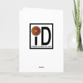 Cartes Pour Fêtes Annuelles Amusement de babiole de Noël (Dos)