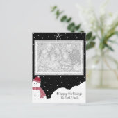 Cartes Pour Fêtes Annuelles Amusement de neige (Debout devant)