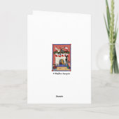 CARTES POUR FÊTES ANNUELLES AMUSEMENT DE NOËL (Dos)