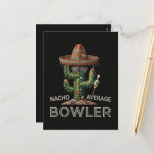 Cartes Pour Fêtes Annuelles Amusement de quilleur pas moyen