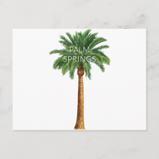 Cartes Pour Fêtes Annuelles Amusement d'été de vacances de Palm Springs de (Devant)